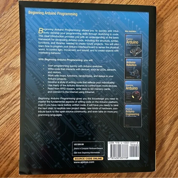 Arduino Books: Arduino Projects for Dummies, Beginning Arduino Programming, + - Picture 4 of 12